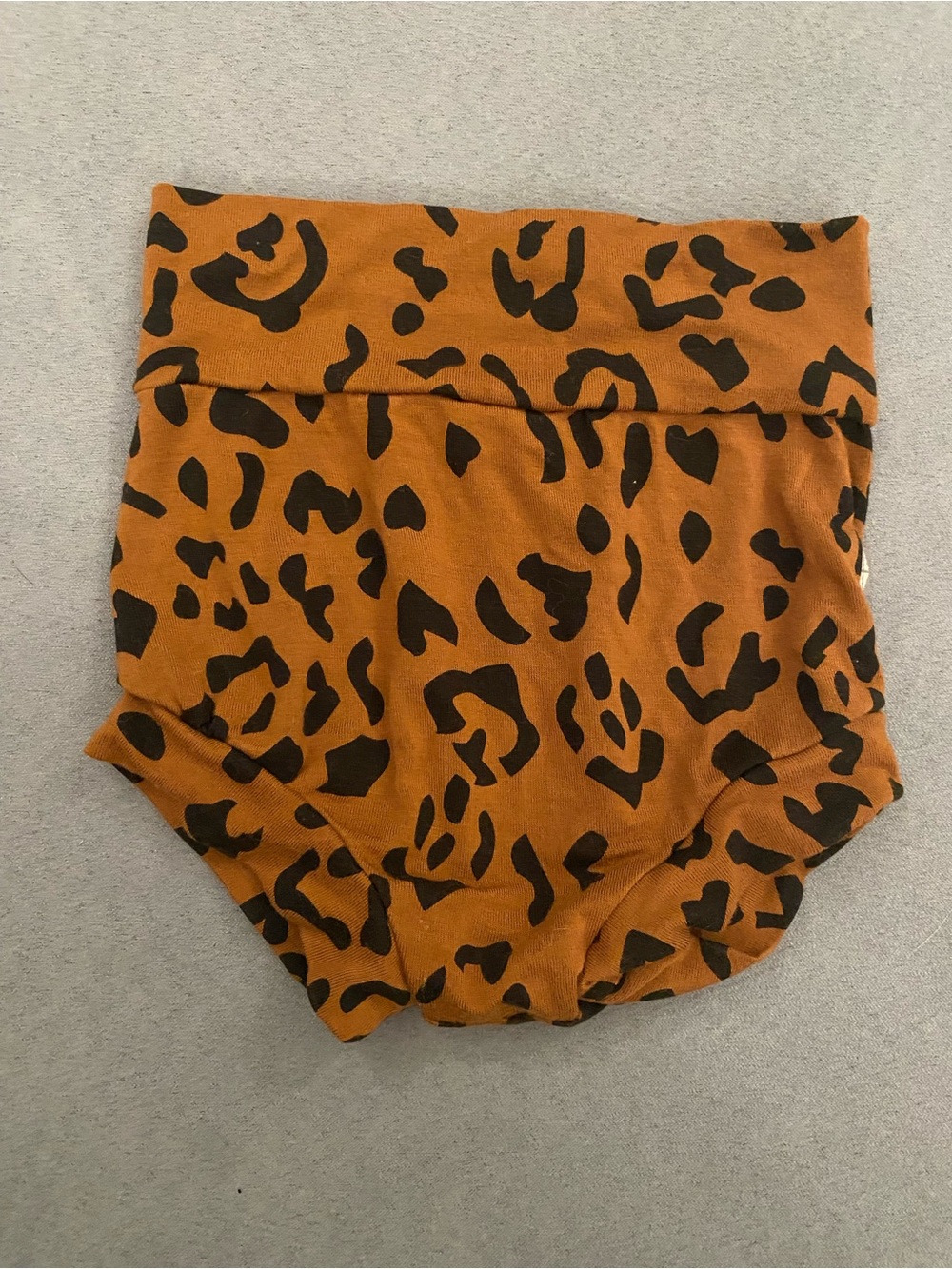 Kyte BABY Rust Leopard High-Waist Bloomers